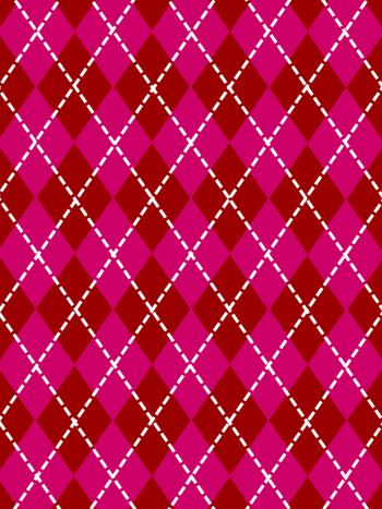 Họa tiết, checkered, caro, geometric, hình học, hồng, đỏ, red, pink - Rarity_designs 1