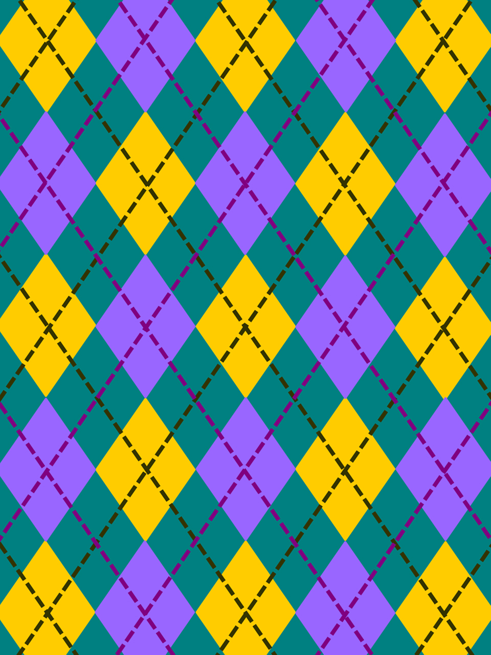 Họa tiết, checkered, caro, geometric, hình học, tím xanh, purple, green - Rarity_designs