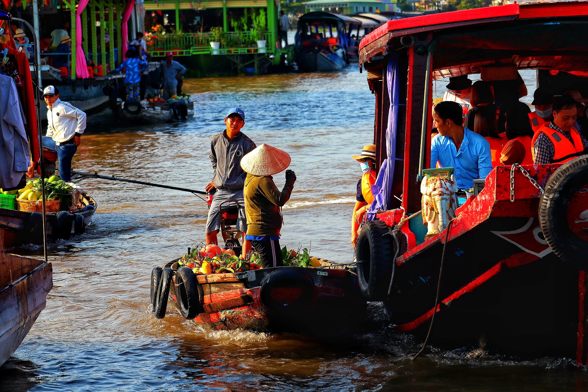 Miền tây, người dân, nông dân, thuyền, west, people, farmers, boats, Mekong- Tho-Ge 4