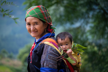 Phụ nữ, em bé, dân tộc, miền núi, vùng cao, women, baby, ethnic groups, mountainous areas, highlands  -TieuBaoTruong 3