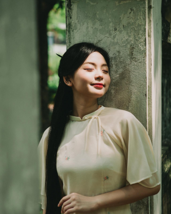 Cô gái, con gái, thiếu nữ, girl, Việt Nam, áo dài, truyền thống, traditional - Dang Hong