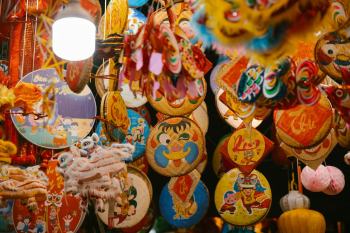 Trung thu, mid autumn, mặt nạ, mask, lồng đèn, lễ hội truyền thống, traditional festival - HONG SON