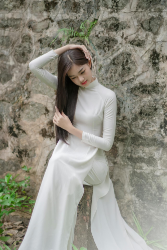 Cô gái, con gái, thiếu nữ, girl, Việt Nam, áo dài, truyền thống, traditional - Tuấn Kiệt Jr. 5