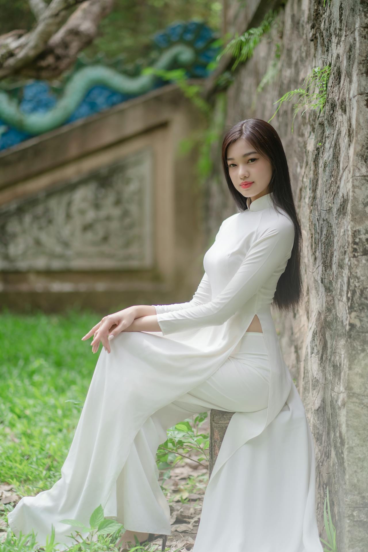 Cô gái, con gái, thiếu nữ, girl, Việt Nam, áo dài, truyền thống, traditional - Tuấn Kiệt Jr. 4