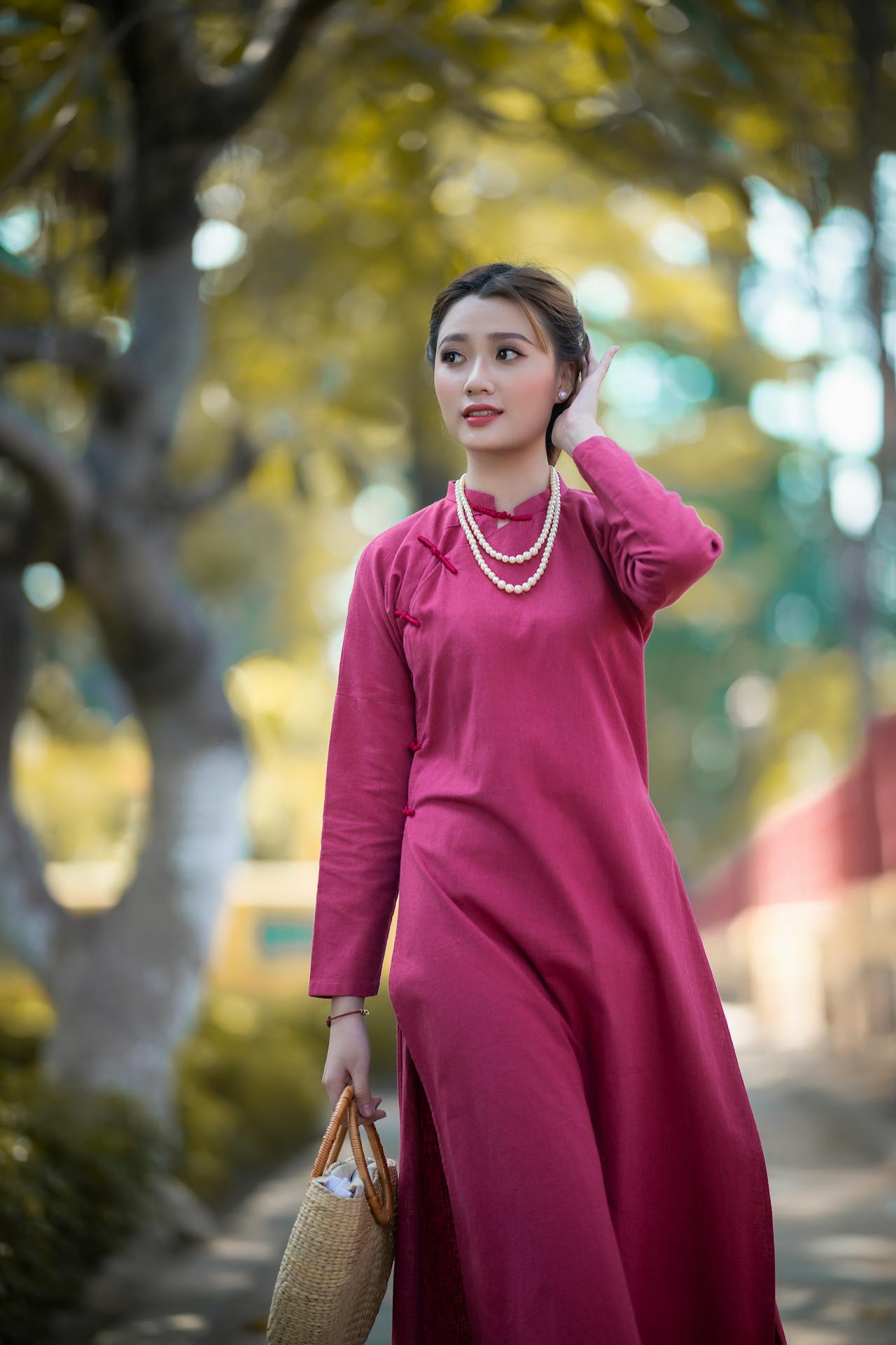 Cô gái, con gái, thiếu nữ, girl, Việt Nam, áo dài, truyền thống, traditional - Tiểu Bảo Trương