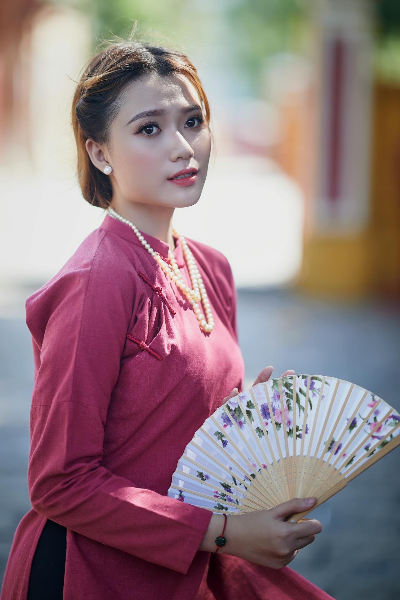 Cô gái, con gái, thiếu nữ, girl, Việt Nam, áo dài, truyền thống, traditional - Tiểu Bảo Trương