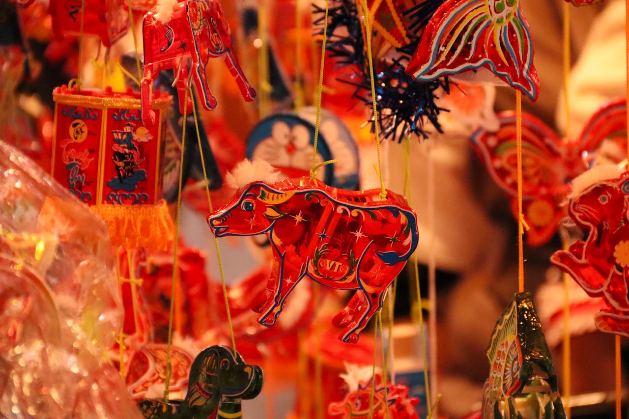 Trung thu, mid autumn, lồng đèn, lantern, ánh sáng, festival lights, lễ hội truyền thống, traditional festival -  Tuan Vy