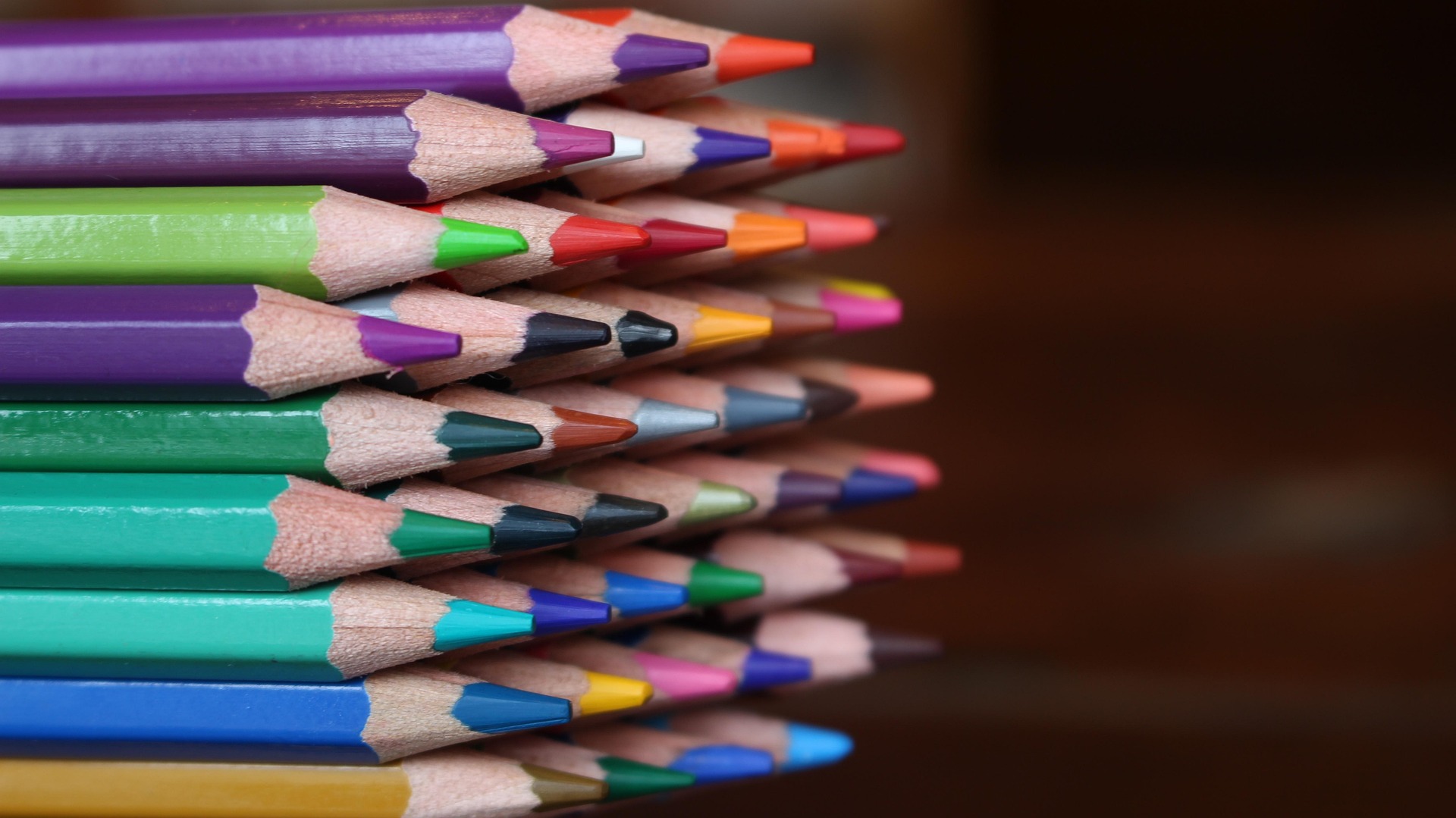 Bút chì, bút màu, bảng màu, pencils, crayons, palettes -YEYEQINQIN 1