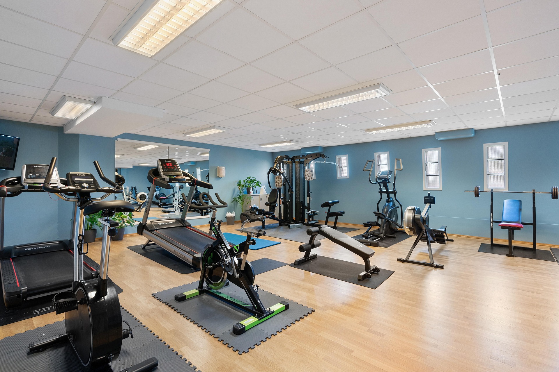 Phòng thể thao, phòng gym, nội thất, nhà, interior, house, home -Lisaphotos195