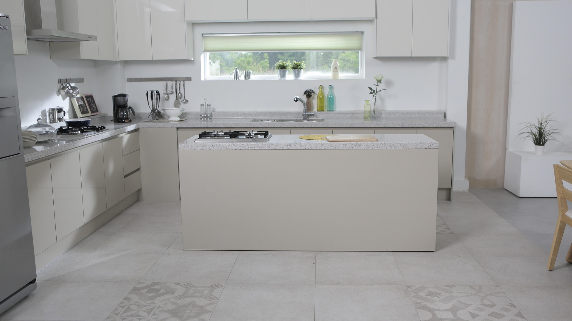 Nhà bếp, phòng bếp, bếp, nội thất, nhà, kitchen,  interior, house, home- manbob86