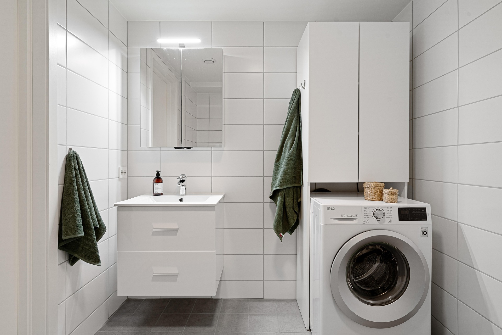 Máy giặt, washing machine, nhà tắm, phòng tắm, nhà vệ sinh, bathroom, shower room, toilet, nội thất, nhà, interior, house, home -Lisaphotos195 6