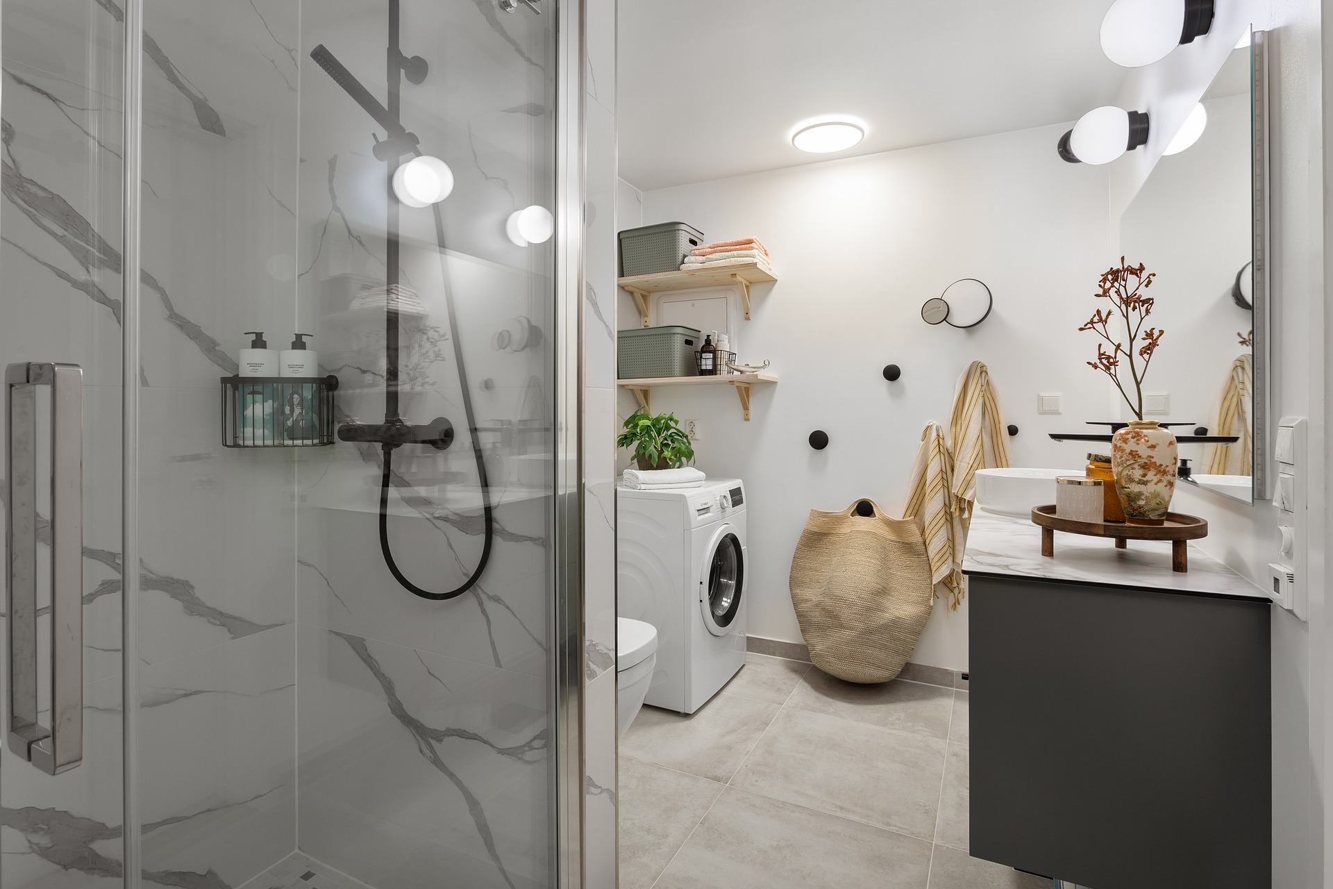 Nhà tắm, phòng tắm, nhà vệ sinh, bathroom, shower room, toilet, nội thất, nhà, interior, house, home -Lisaphotos195 16