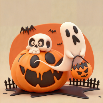 Lễ hội hóa trang, bí đỏ, hóa trang, con ma, kinh dị, 3D, zombie, Halloween, pumpkin, costume, ghost, horror 1