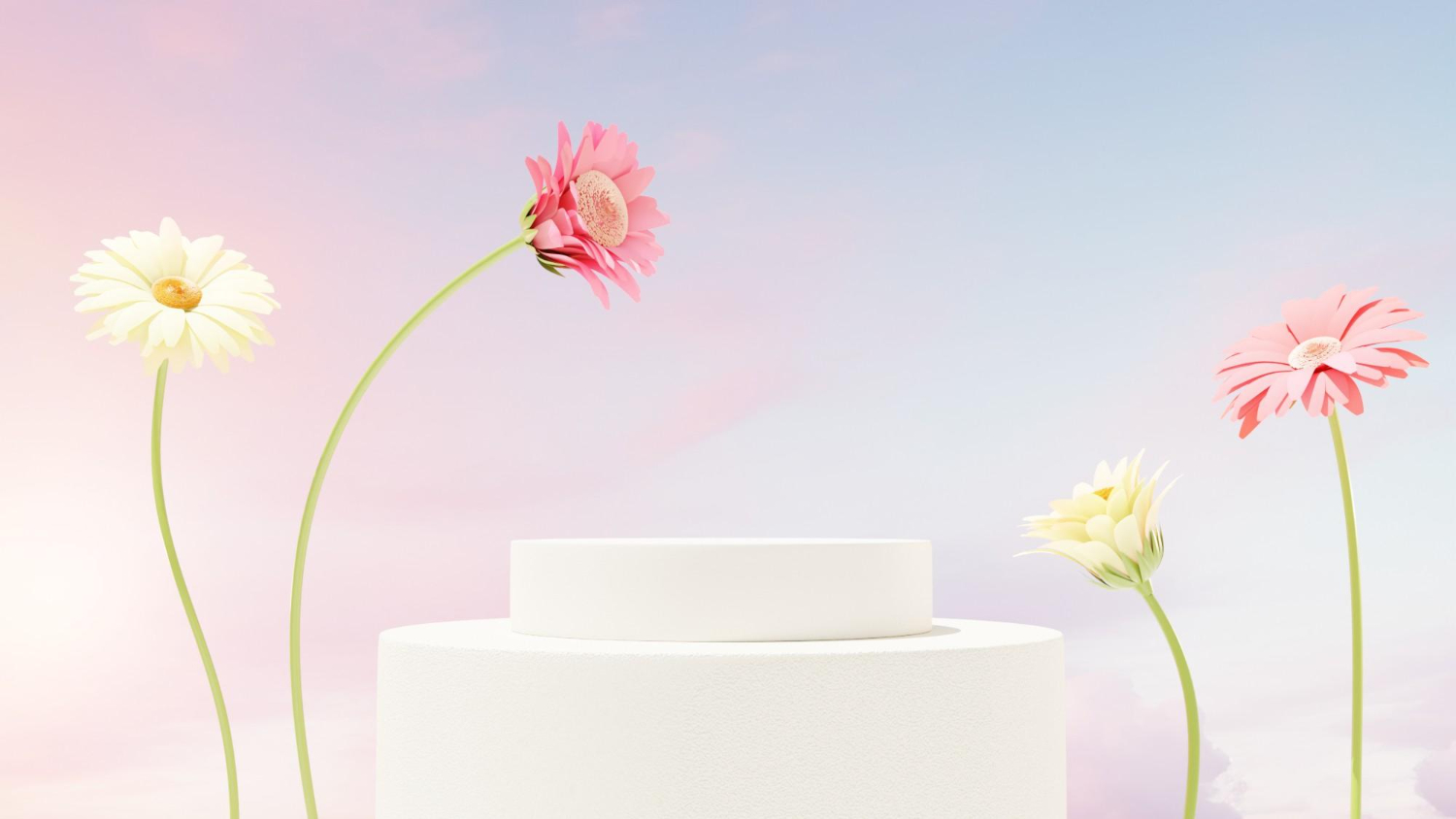 Hình nền, background, nền, cỏ, bãi cỏ, hoa, flower, pink, purple, bệ đỡ, podium, quảng cáo 1