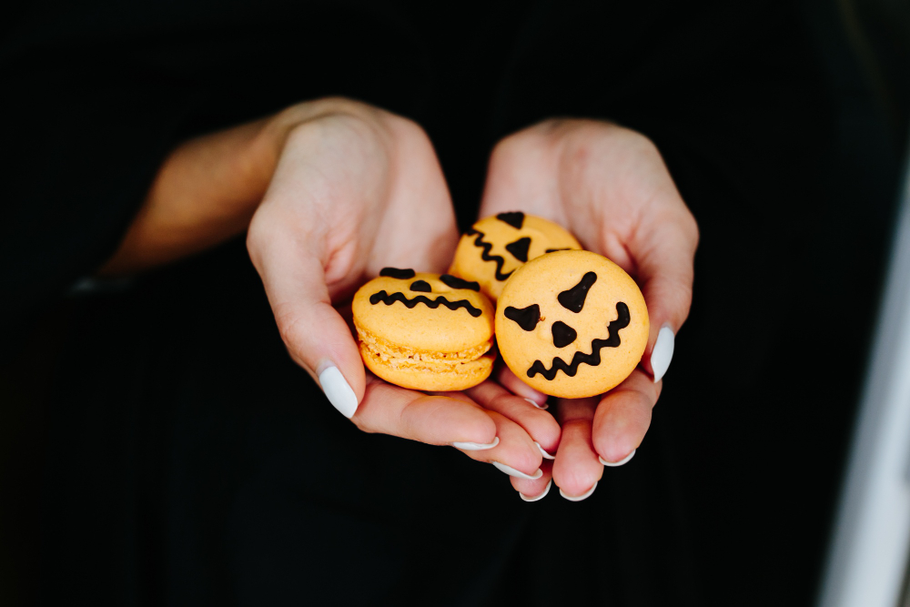 Bánh quy, bánh kem, đồ ăn, lễ hội hóa trang, không khí halloween, cookies, cakes, food, carnival, halloween atmosphere -ALex 6
