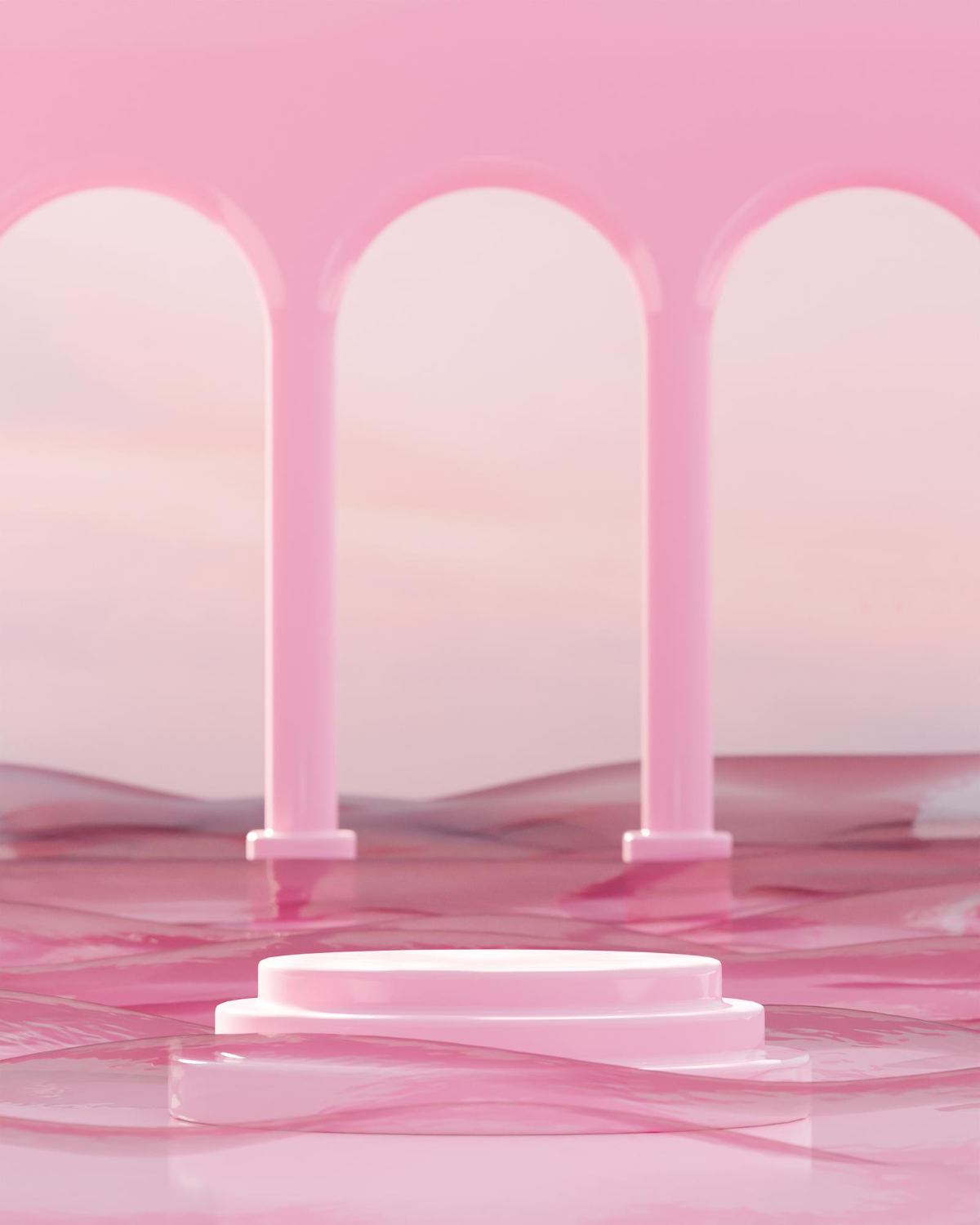 Podium, bệ, bệ đỡ, quảng cáo, sân khấu, stage, màu hồng, pink, nền, hình nền, background 1