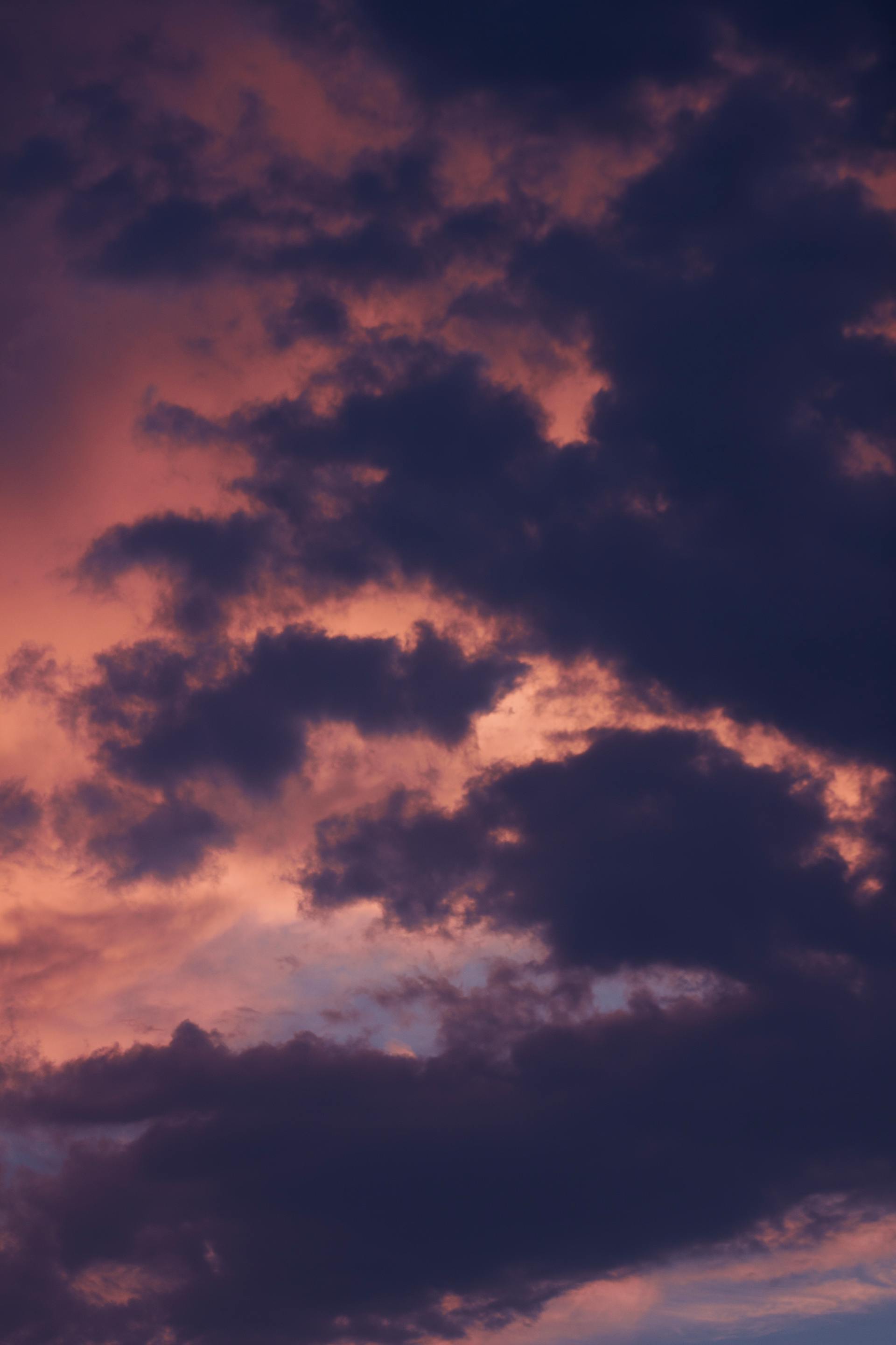 Mây, trời, màu tím, màu hồng, nền, clouds, sky, purple, pink, background- Abdalhady Mansour