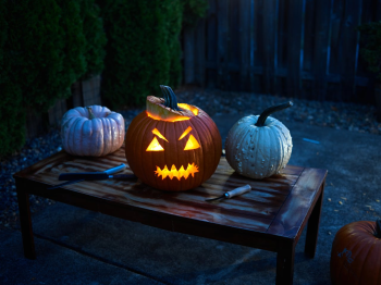 Bí đỏ, đèn bí đỏ, trang trí lễ hội halloween, ánh sáng, kinh dị, đêm tối, pumpkin lantern, halloween decoration, light, horror, dark night - Karola G 10
