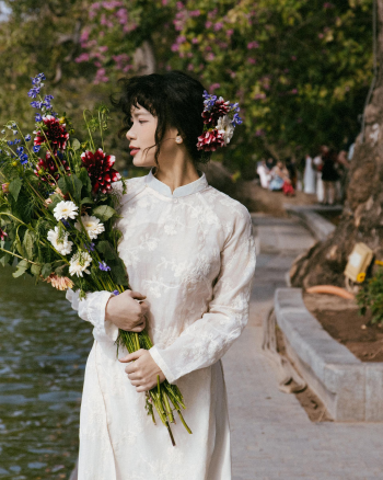 Cô gái, con gái, thiếu nữ, girl, Việt Nam, áo dài, truyền thống, traditional, Hồ Gươm, Hà Nội - Dang Hong 42