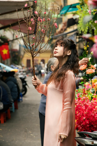 Cô gái, con gái, thiếu nữ, girl, Việt Nam, áo dài, truyền thống, traditional, Hồ Gươm, Hà Nội - Dang Hong 61