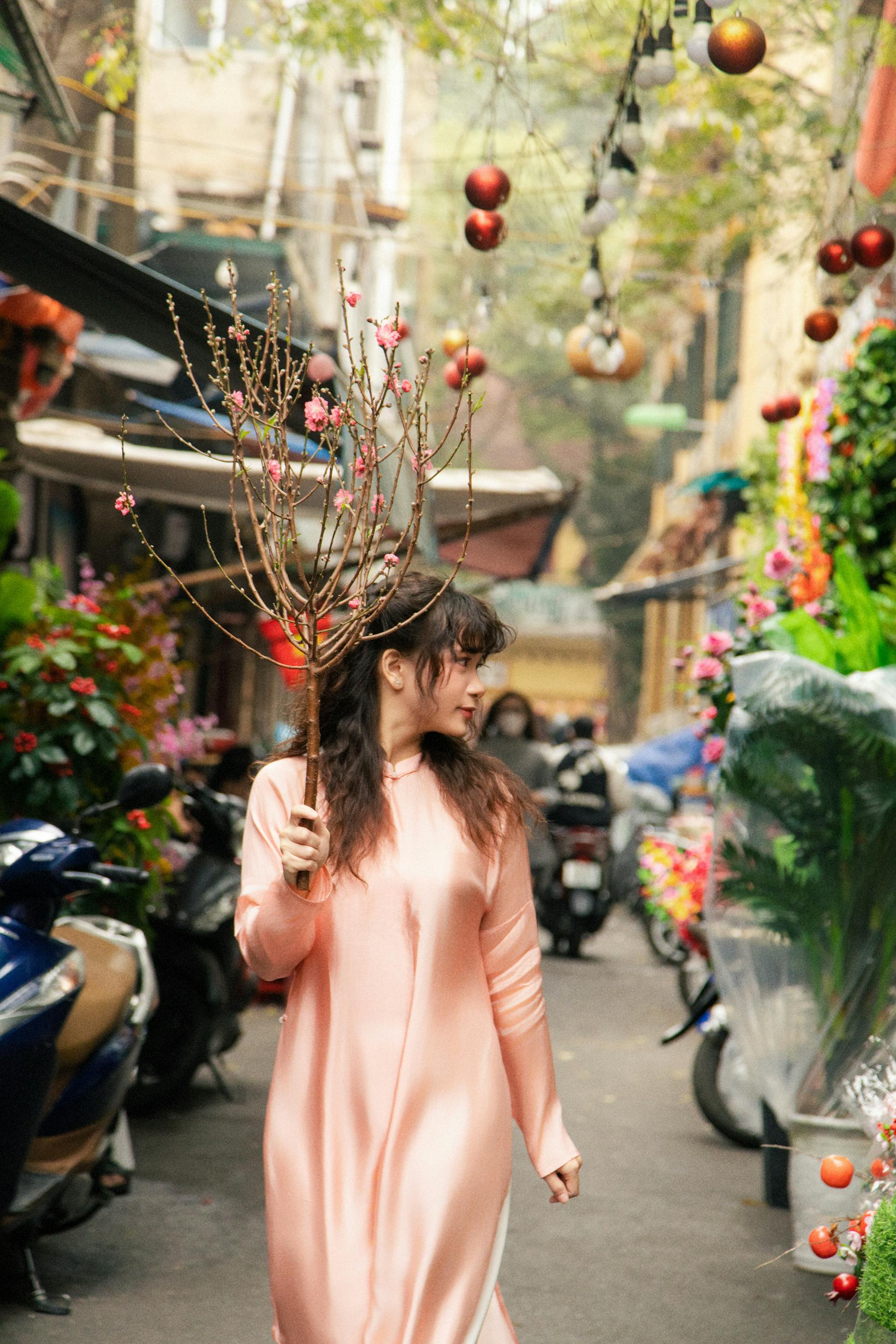 Cô gái, con gái, thiếu nữ, girl, Việt Nam, áo dài, truyền thống, traditional, Hồ Gươm, Hà Nội - Dang Hong 63