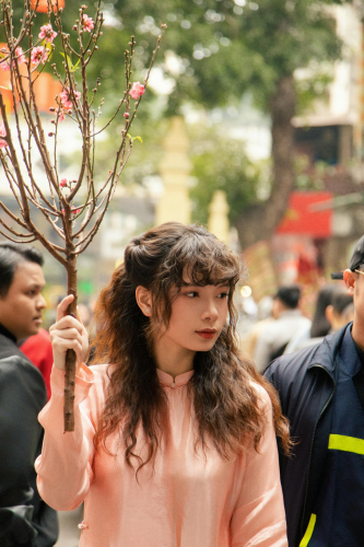 Cô gái, con gái, thiếu nữ, girl, Việt Nam, áo dài, truyền thống, traditional, Hồ Gươm, Hà Nội - Dang Hong 62