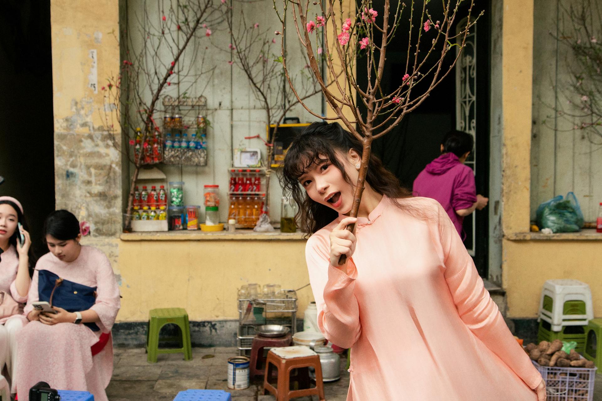Cô gái, con gái, thiếu nữ, girl, Việt Nam, áo dài, truyền thống, traditional, Hồ Gươm, Hà Nội - Dang Hong 68