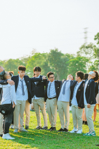 Học sinh, sinh viên, tập thể, bạn bè, kỷ niệm, vui vẻ, students, group, friends, memories, fun - HONG SON 2