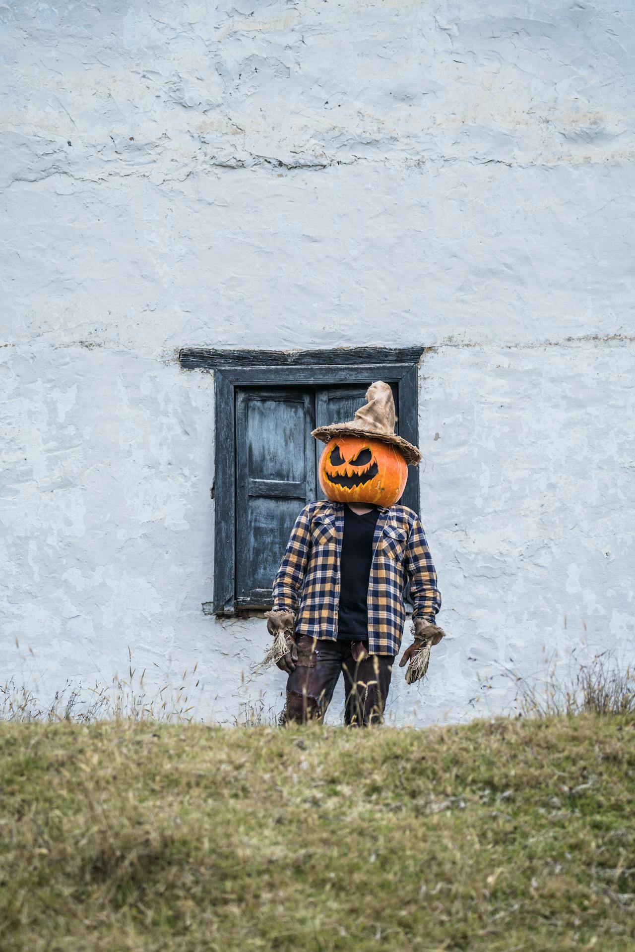 Halloween, hóa trang , kinh dị, hóa trang bí đỏ, bù nhìn, lễ hội hóa trang, costume, horror, pumpkin costume, scarecrow, carnival - Juan Felipe Ramírez 22