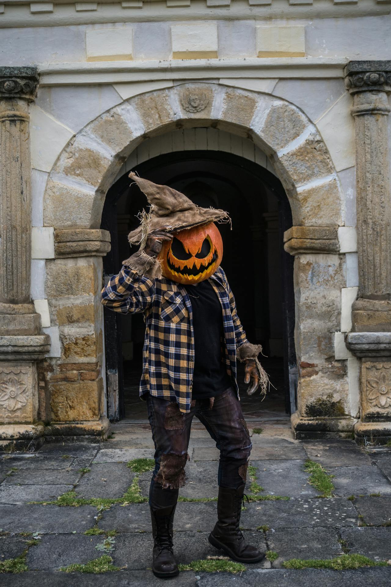 Halloween, hóa trang , kinh dị, hóa trang bí đỏ, bù nhìn, lễ hội hóa trang, costume, horror, pumpkin costume, scarecrow, carnival - Juan Felipe Ramírez 6