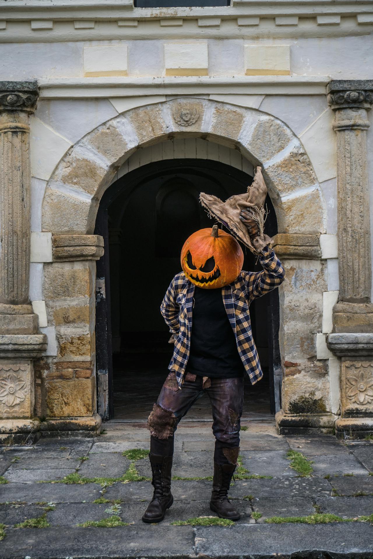 Halloween, hóa trang , kinh dị, hóa trang bí đỏ, bù nhìn, lễ hội hóa trang, costume, horror, pumpkin costume, scarecrow, carnival - Juan Felipe Ramírez 7