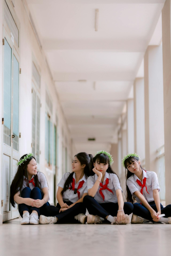 Học sinh, bạn bè, trường lớp, hồn nhiên, đồng phục, nụ cười, kỷ niệm, students, friends, school, innocence, uniform, smile, memories 8
