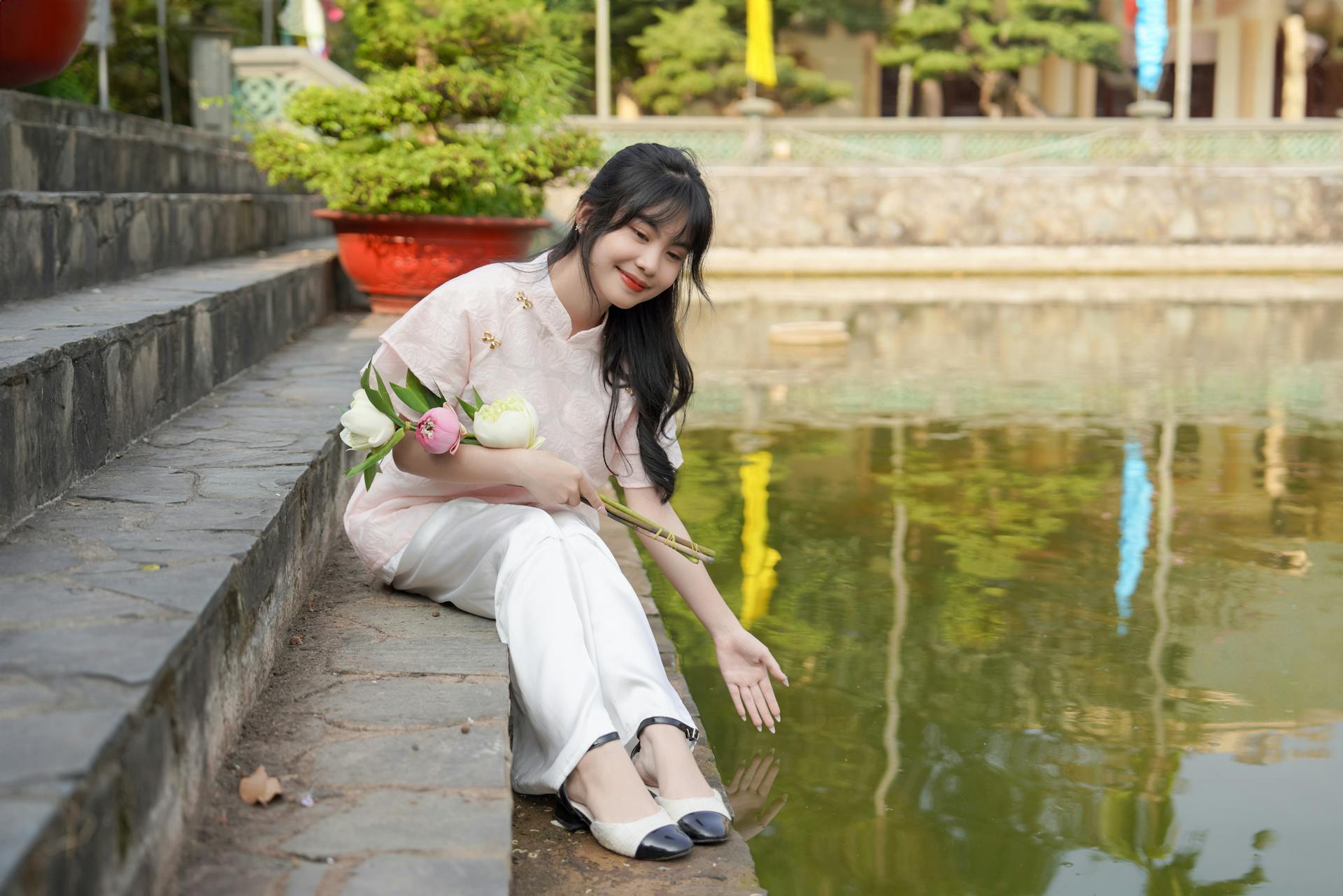 Cô gái, thiếu nữ, Việt Nam, trang phục truyền thống, girl, young woman, Vietnam, traditional costume - Đan Thy Nguyễn Mai 103