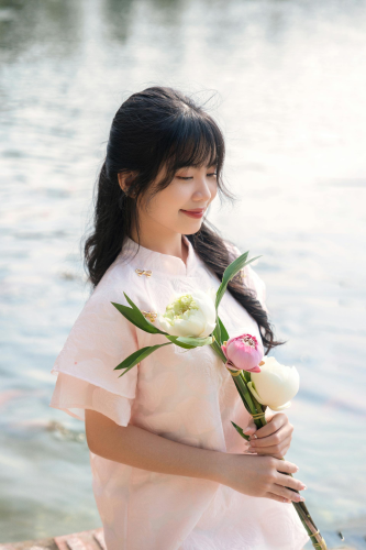 Cô gái, thiếu nữ, Việt Nam, trang phục truyền thống, girl, young woman, Vietnam, traditional costume - Đan Thy Nguyễn Mai 99