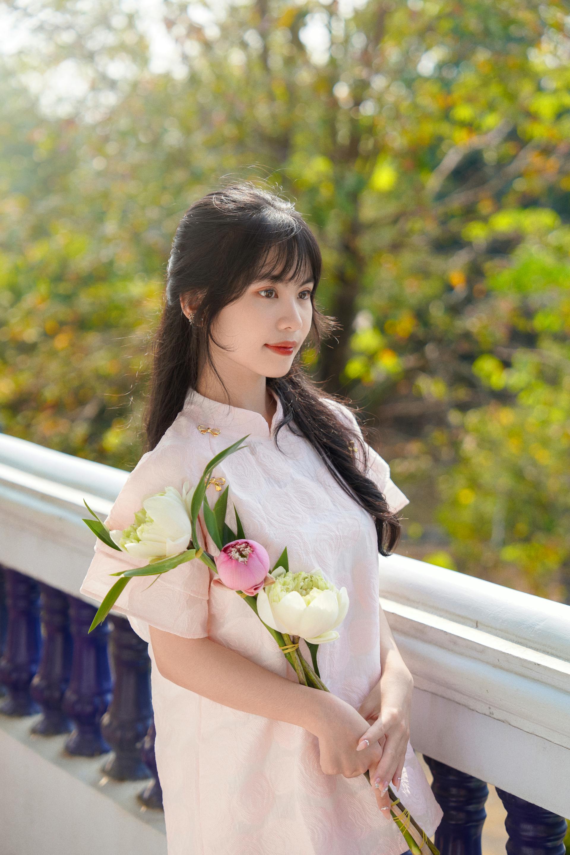 Cô gái, thiếu nữ, Việt Nam, trang phục truyền thống, girl, young woman, Vietnam, traditional costume - Đan Thy Nguyễn Mai 96