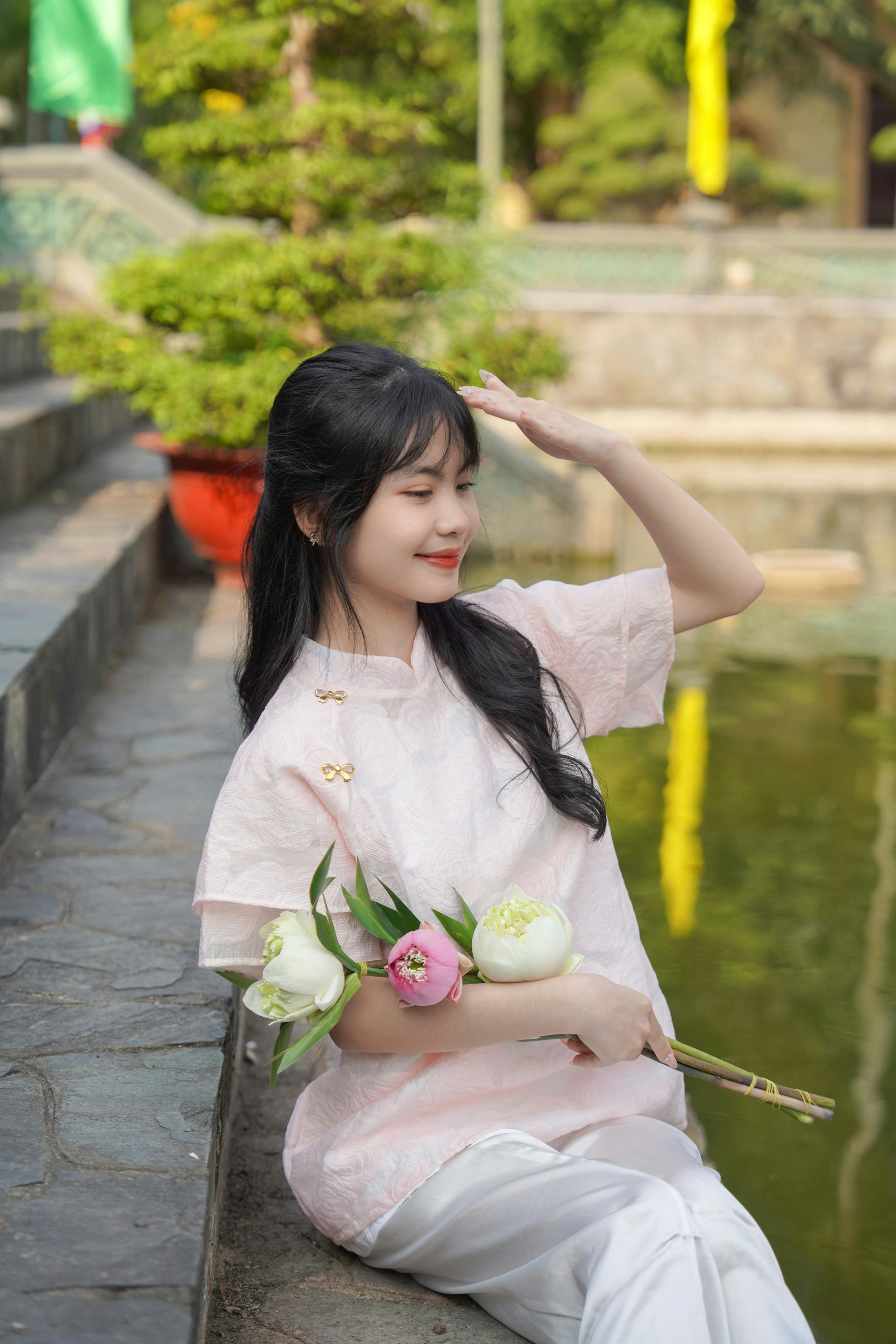 Cô gái, thiếu nữ, Việt Nam, trang phục truyền thống, girl, young woman, Vietnam, traditional costume - Đan Thy Nguyễn Mai 94