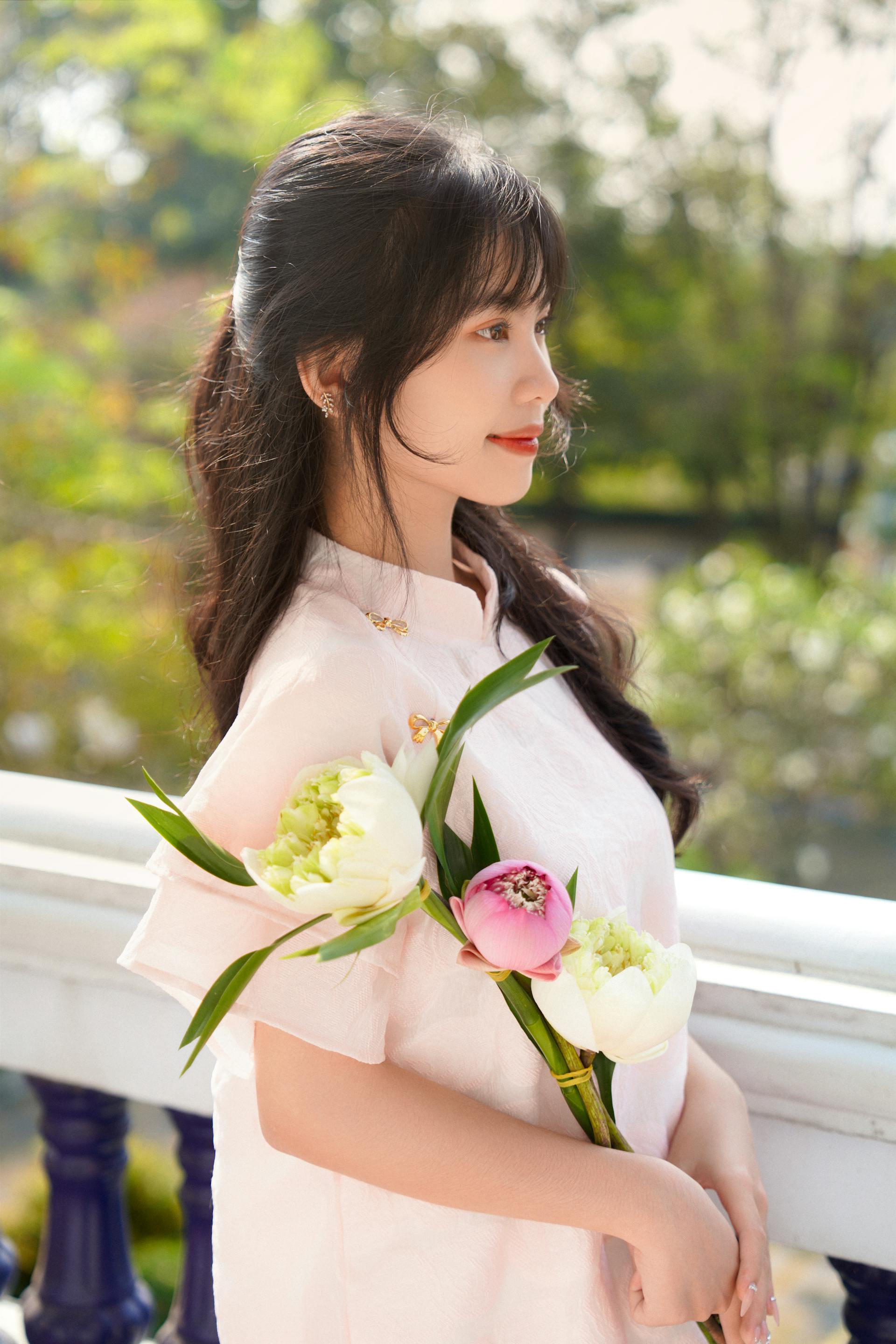Cô gái, thiếu nữ, Việt Nam, trang phục truyền thống, girl, young woman, Vietnam, traditional costume - Đan Thy Nguyễn Mai 91