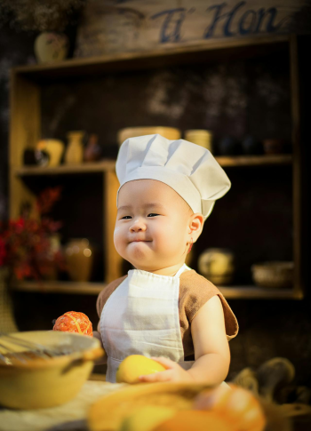 Em bé, baby, kids, đầu bếp, cook, dễ thương, cute, Việt Nam - Phạm Tuấn Hải 2