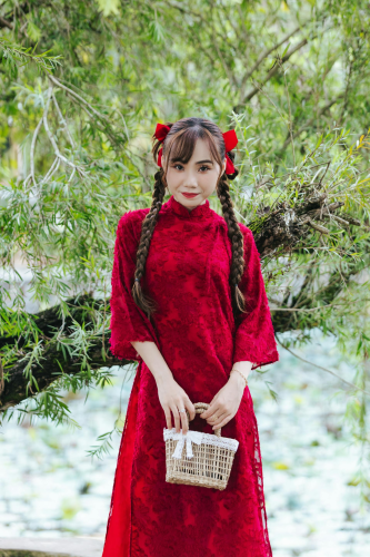 Cô gái, thiếu nữ, Việt Nam, trang phục truyền thống, girl, young woman, Vietnam, traditional costume - Đan Thy Nguyễn Mai 39