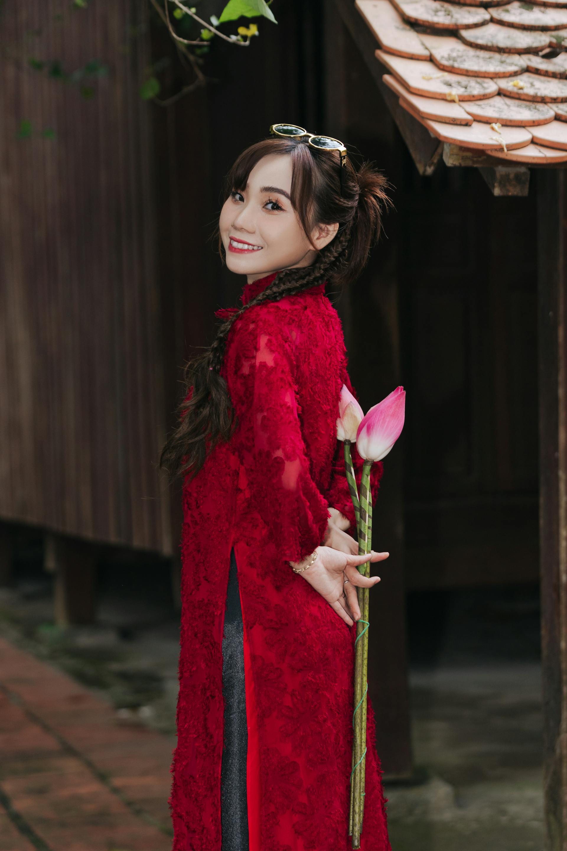 Cô gái, thiếu nữ, Việt Nam, trang phục truyền thống, girl, young woman, Vietnam, traditional costume - Đan Thy Nguyễn Mai 34