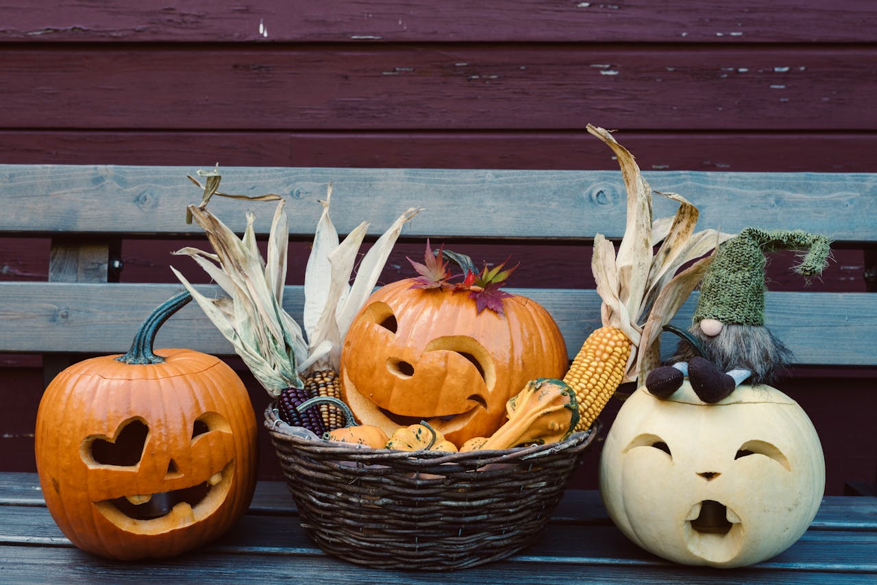 Bí đỏ, halloween, trang trí, kinh dị, không khí halloween, mùa thu, pumpkin, halloween, decoration, halloween atmosphere, autumn - Karola G 6