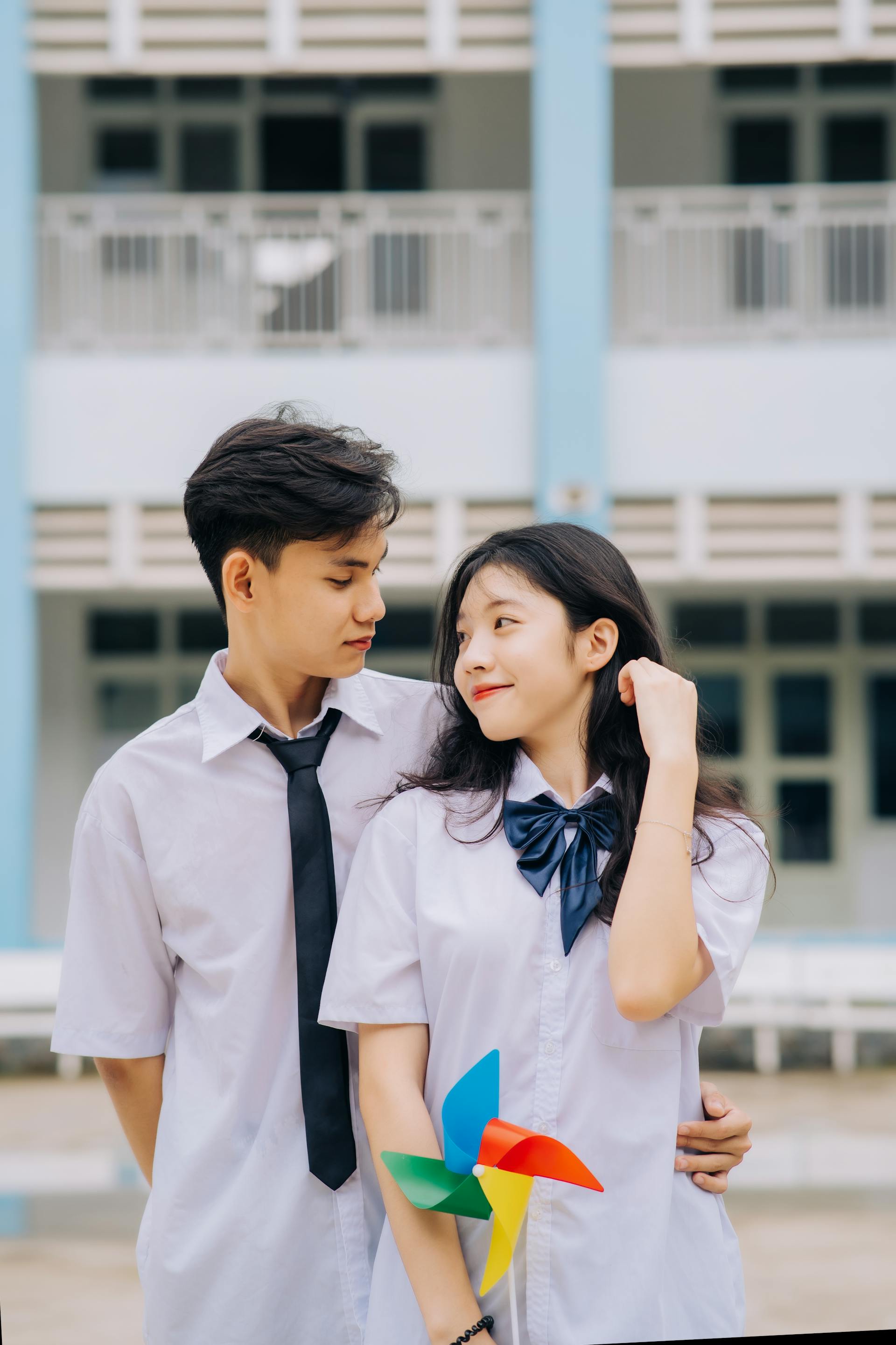 Học sinh, student, trường học, school, kỉ yếu, cặp đôi, tình yêu, love, couple, VietNam 12