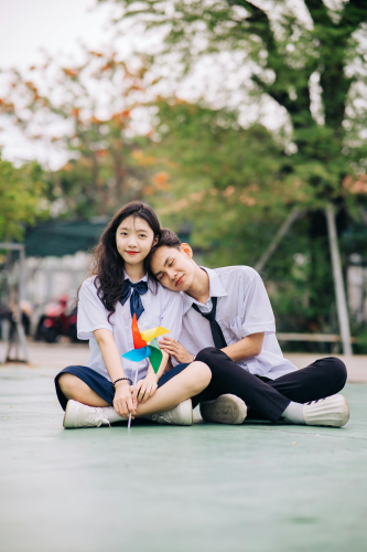 Học sinh, student, trường học, school, kỉ yếu, cặp đôi, tình yêu, love, couple, VietNam 1
