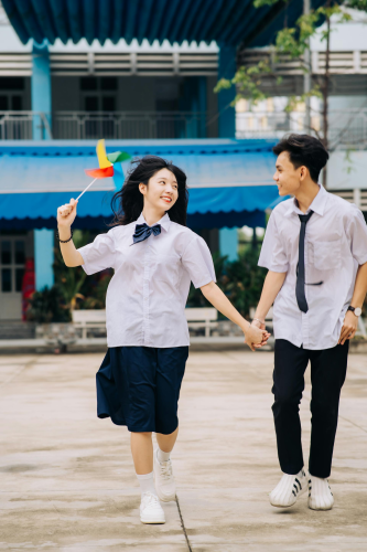 Học sinh, student, trường học, school, kỉ yếu, cặp đôi, tình yêu, love, couple, VietNam 3