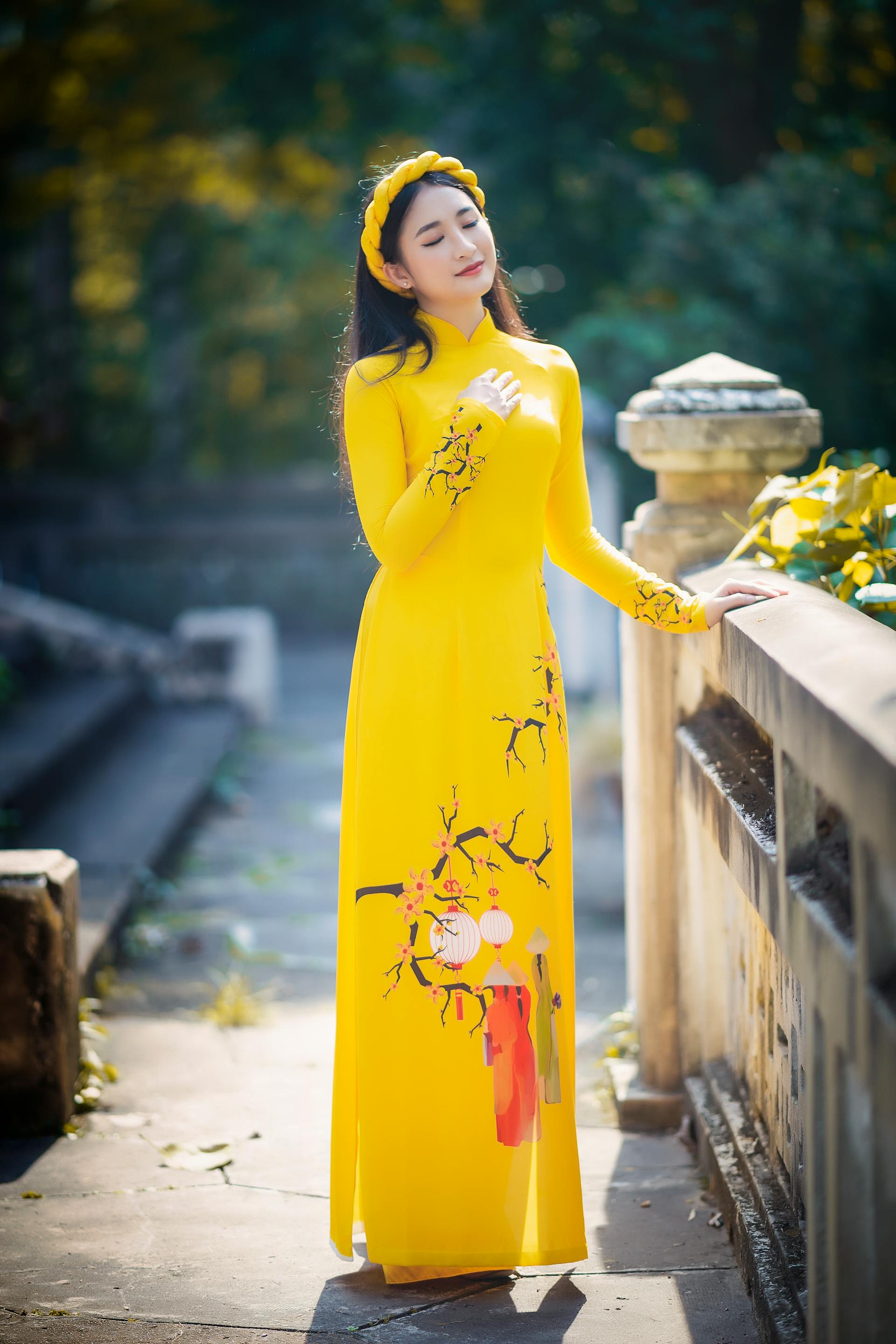 Cô gái, thiếu nữ, Việt Nam, trang phục truyền thống, girl, young woman, Vietnam, traditional costume - Tiểu Bảo Trương 5