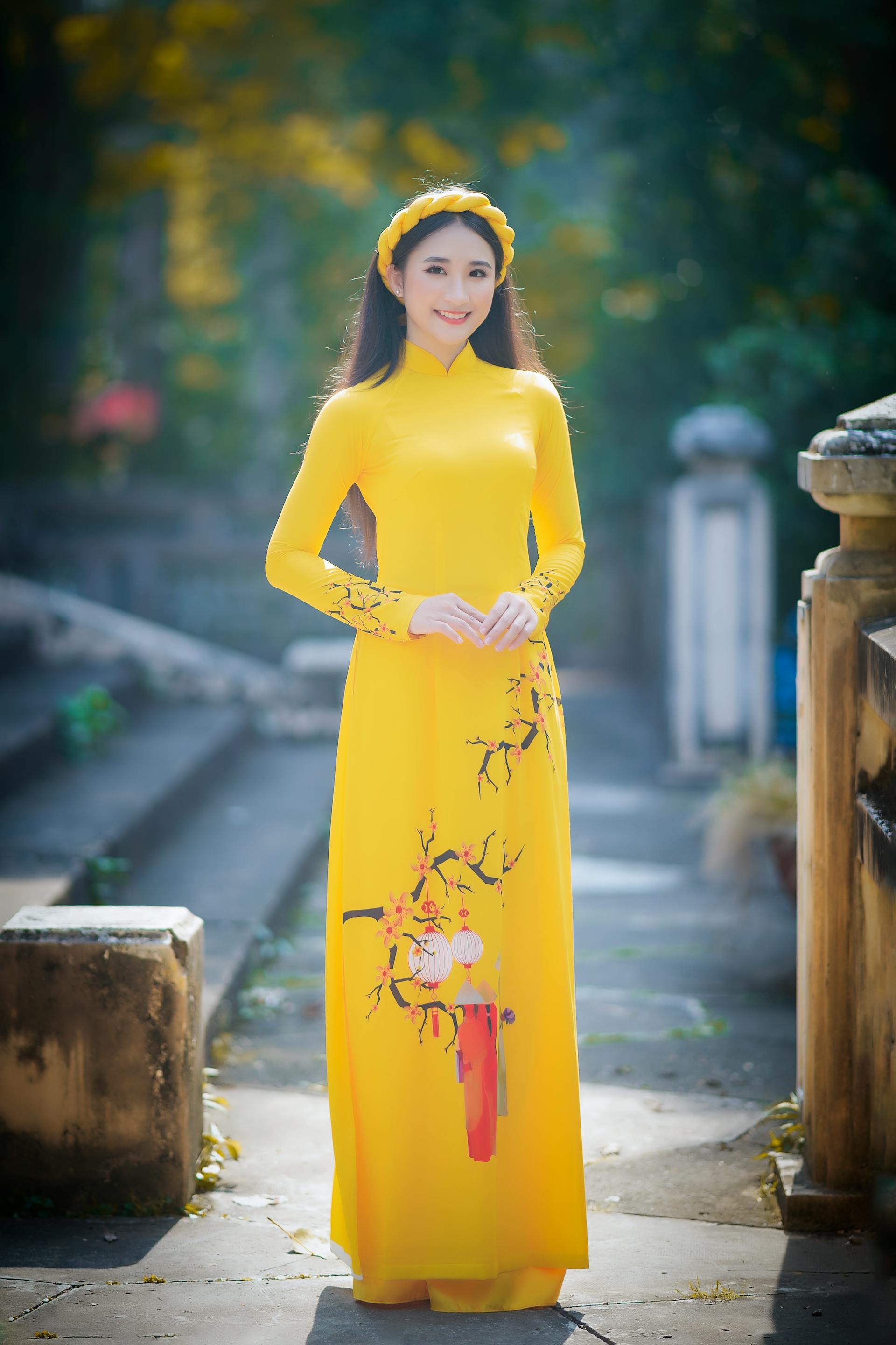 Cô gái, thiếu nữ, Việt Nam, trang phục truyền thống, girl, young woman, Vietnam, traditional costume - Tiểu Bảo Trương 4