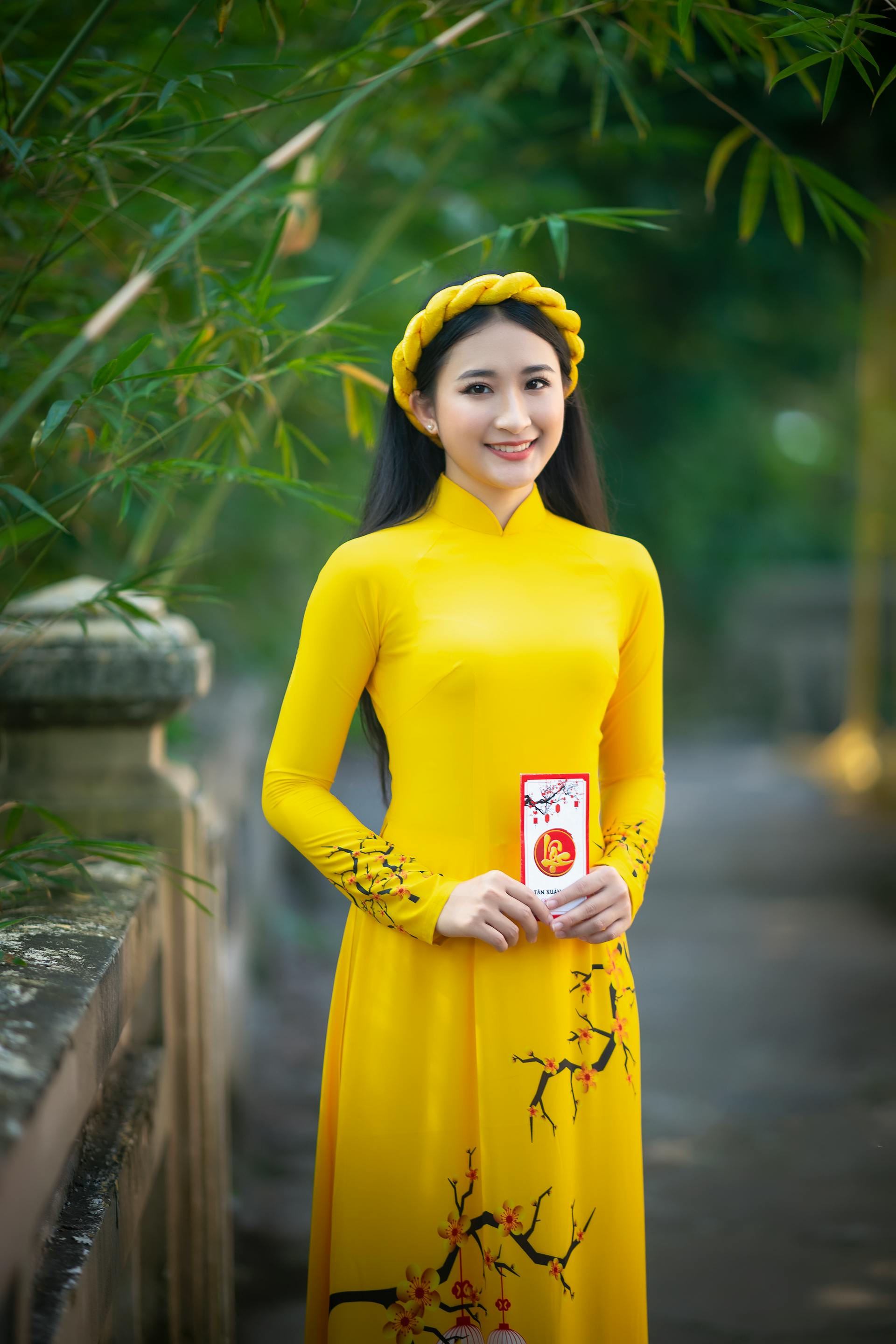 Cô gái, thiếu nữ, Việt Nam, trang phục truyền thống, girl, young woman, Vietnam, traditional costume - Tiểu Bảo Trương 1