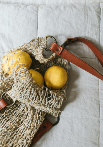 Chanh, quýt, cam, trái cây, giỏ lưới, giỏ, lemon, orange, tangerine, fruit, mesh basket, basket- Rachel Claire