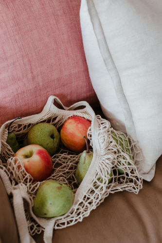 Táo, trái cây, giỏ lưới, giỏ, apple, fruit, mesh basket, basket- Rachel Claire 1