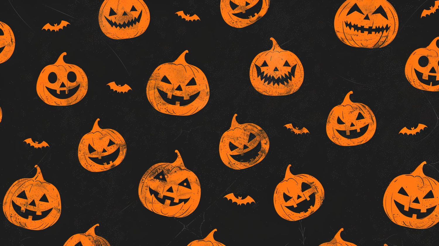 Halloween, hình nền, họa tiết, bí đỏ, wallpaper, pattern, pumpkin - HPDorn